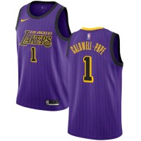 Nike Los Angeles Lakers #1 Kentavious Caldwell-Pope Purple NBA Swingman City Edition 2018/19 Jersey