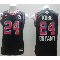 Los Angeles Lakers #24 Kobe Bryant Black 2015 All-Star Stitched NBA Jersey