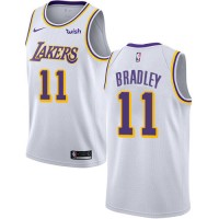 Nike Los Angeles Lakers #11 Avery Bradley White NBA Swingman Association Edition Jersey