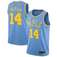 Nike Los Angeles Lakers #14 Brandon Ingram Royal Blue NBA Swingman Hardwood Classics Jersey
