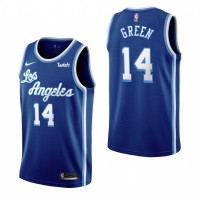 Los Angeles Los Angeles Lakers #14 Danny Green Blue 2019-20 Classic Edition Stitched NBA Jersey