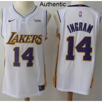 Nike Los Angeles Lakers #14 Brandon Ingram White NBA Authentic Association Edition Jersey