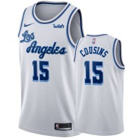 Nike Los Angeles Lakers #15 Demarcus Cousins White 2019-20 Hardwood Classic Edition Stitched NBA Jersey