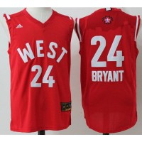 Los Angeles Lakers #24 Kobe Bryant Red 2016 All-Star Stitched NBA Jersey