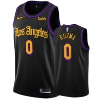 Nike Los Angeles Lakers #0 Kyle Kuzma Black 2020 Latin Nights NBA Swingman Jersey