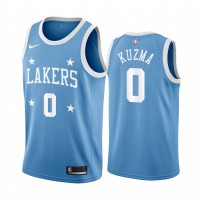 Nike Los Angeles Lakers #0 Kyle Kuzma Blue Minneapolis All-Star Classic NBA Jersey