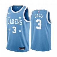 Nike Los Angeles Lakers #3 Anthony Davis Blue Minneapolis All-Star Classic NBA Jersey