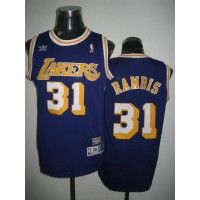Los Angeles Lakers #31 Kurt Rambis Stitched Purple Throwback NBA Jersey