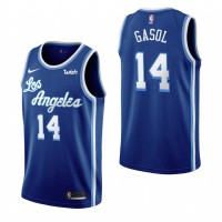 Los Angeles Los Angeles Lakers #14 Marc Gasol Blue 2019-20 Classic Edition Stitched NBA Jersey