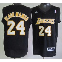 Los Angeles Lakers #24 Kobe Bryant Black Mamba Fashion Stitched NBA Jersey