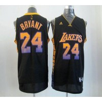 Los Angeles Lakers #24 Kobe Bryant Black Stitched NBA Vibe Jersey