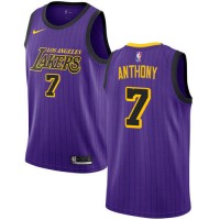 Nike Los Angeles Lakers #7 Carmelo Anthony Purple NBA Swingman City Edition 2018/19 Jersey