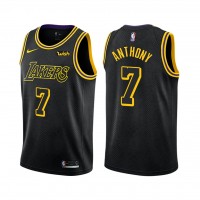 Nike Los Angeles Lakers #7 Carmelo Anthony Black NBA Swingman City Edition Jersey