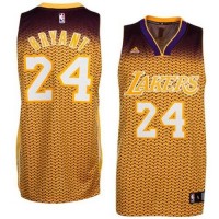 Los Angeles Lakers #24 Kobe Bryant Gold Resonate Fashion Swingman Stitched NBA Jersey