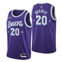 Los Angeles Los Angeles Lakers #20 Avery Bradley Men's Nike Purple 2021/22 Swingman NBA Jersey - City Edition