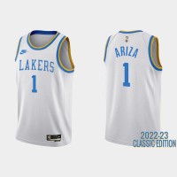 Los Angeles Los Angeles Lakers #1 Trevor Ariza White Men's Nike NBA 2022-23 Classic Edition Jersey
