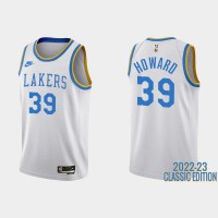 Los Angeles Los Angeles Lakers #39 Dwight Howard White Men's Nike NBA 2022-23 Classic Edition Jersey