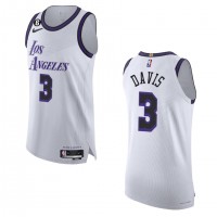 Los Angeles Los Angeles Lakers #3 Anthony Davis Nike White 2022-23 Authentic Jersey - City Edition