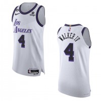 Los Angeles Los Angeles Lakers #4 Lonnie Walkerook Nike White 2022-23 Authentic Jersey - City Edition