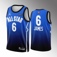 Los Angeles Los Angeles Lakers #6 LeBron James Nike Blue 2023 NBA All-Star Game Jersey