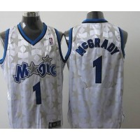 Orlando Magic #1 Tracy Mcgrady White Star Limited Edition Stitched NBA Jersey