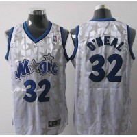 Orlando Magic #32 Shaquille O'Neal White Star Limited Edition Stitched NBA Jersey