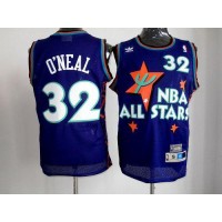Orlando Magic #32 Shaquille O'Neal Purple 1995 All-Star Throwback Stitched NBA Jersey