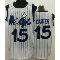 Orlando Magic #15 Vince Carter White Throwback Stitched NBA Jersey