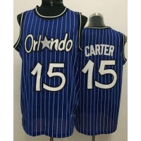 Orlando Magic #15 Vince Carter Blue Throwback Stitched NBA Jersey