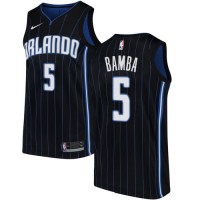 Nike Orlando Magic #5 Mohamed Bamba Black NBA Swingman Statement Edition Jersey
