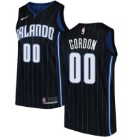 Nike Orlando Magic #00 Aaron Gordon Black NBA Swingman Statement Edition Jersey