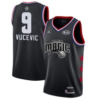 Orlando Magic #9 Nikola Vucevic Black NBA Jordan Swingman 2019 All-Star Game Jersey