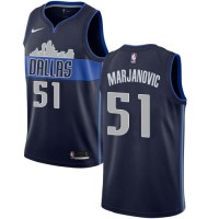 Nike Dallas Mavericks #51 Boban Marjanovic Navy NBA Swingman Statement Edition Jersey