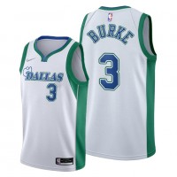 Dallas Dallas Mavericks #3 Trey Burke Men's 2021-22 City Edition White NBA Jersey