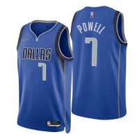 Nike Dallas Mavericks #7 Dwight Powell Blue Men's 2021-22 NBA 75th Anniversary Diamond Swingman Jersey - Icon Edition