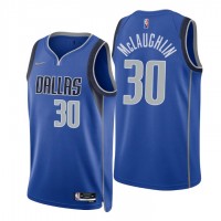 Nike Dallas Mavericks #30 Jaquori Mclaughlin Blue Men's 2021-22 NBA 75th Anniversary Diamond Swingman Jersey - Icon Edition