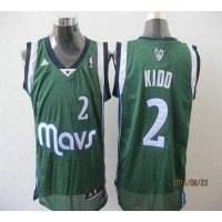Dallas Mavericks #2 Jason Kidd Green Revolution 30 Stitched NBA Jersey