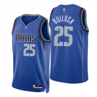 Nike Dallas Mavericks #25 Reggie Bullock Blue Men's 2021-22 NBA 75th Anniversary Diamond Swingman Jersey - Icon Edition