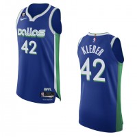 Dallas Dallas Mavericks #42 Maxi Kleber Nike Blue 2022-23 Authentic Jersey - City Edition