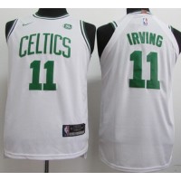 Nike Boston Celtics #11 Kyrie Irving White Youth NBA Swingman Association Edition Jersey