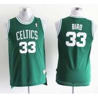 Boston Celtics #33 Larry Bird Green Throwback Stitched Youth NBA Jersey