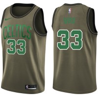 Nike Boston Celtics #33 Larry Bird Green Salute to Service Youth NBA Swingman Jersey