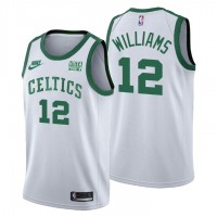 Boston Boston Celtics #12 Grant Williams Youth Nike Releases Classic Edition NBA 75th Anniversary Jersey White