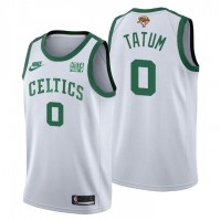 Boston Boston Celtics #0 Jayson Tatum Nike Releases Classic Edition Youth 2022 NBA Finals 75th Anniversary Jersey White
