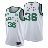 Boston Boston Celtics #36 Marcus Smart Nike Releases Classic Edition Youth 2022 NBA Finals 75th Anniversary Jersey White