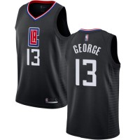 Nike Los Angeles Clippers #13 Paul George Black Youth NBA Swingman Statement Edition Jersey