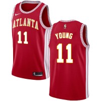Nike Atlanta Hawks #11 Trae Young Red Youth NBA Swingman Statement Edition Jersey