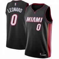 Nike Miami Heat #0 Meyers Leonard Black Youth NBA Swingman Icon Edition Jersey
