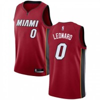 Nike Miami Heat #0 Meyers Leonard Red Youth NBA Swingman Statement Edition Jersey