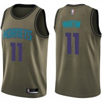 Nike Charlotte Hornets #11 Cody Martin Green Salute To Service Youth NBA Swingman Jersey